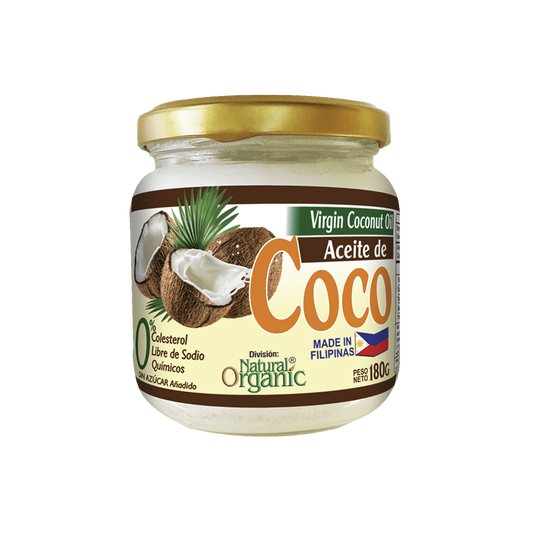 Aceite de coco organico virgen x 180 g