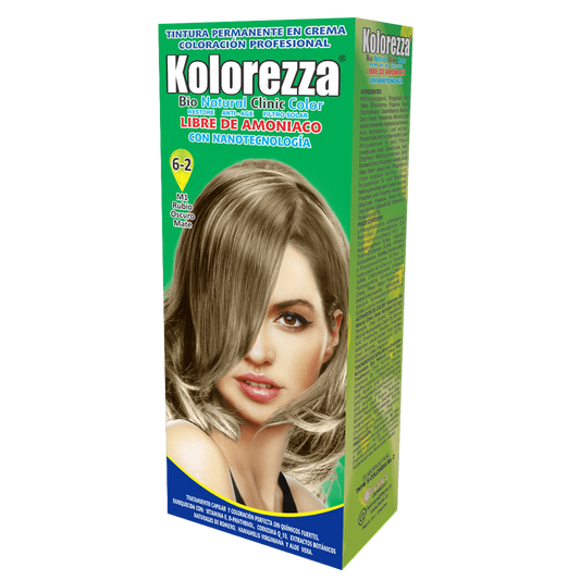 Tinte kolorezza rubio oscuro cenizo 6-2