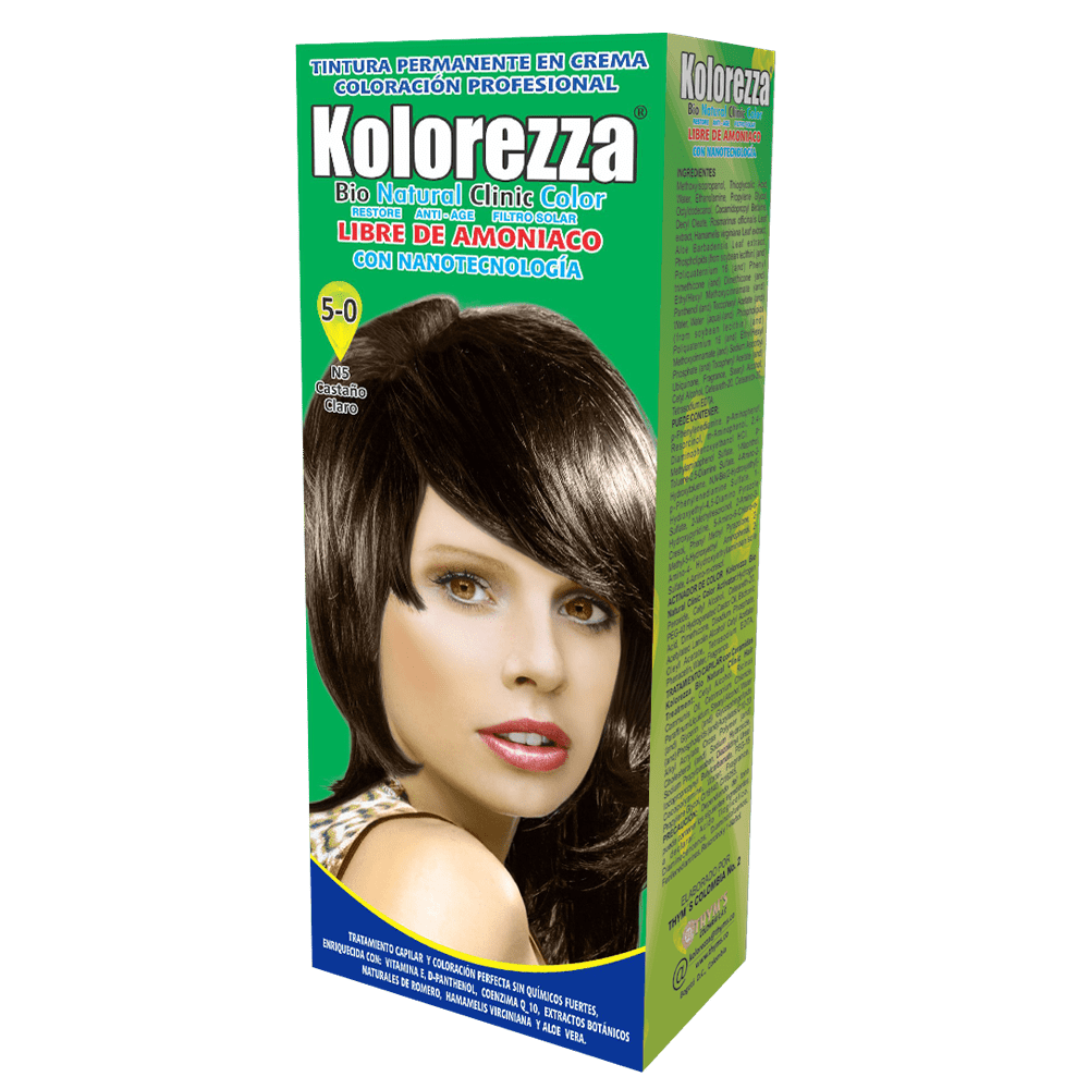 Tinte kolorezza castaño claro