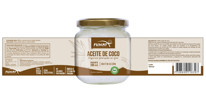 Aceite de coco 200 g