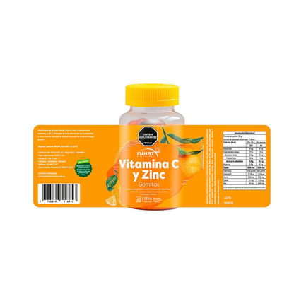 Gomitas con vitamina C + zinc