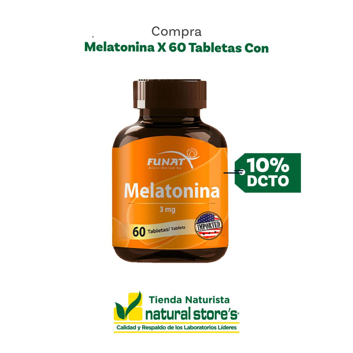 Melatonina x 60 tab