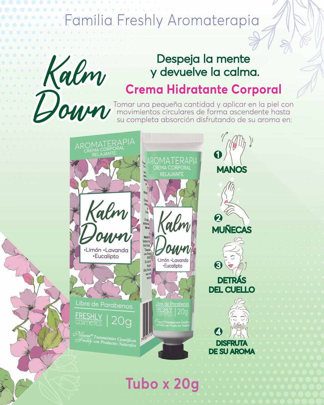 CREMA CORPORAL RELAJANTE KALM DOWN 20G
