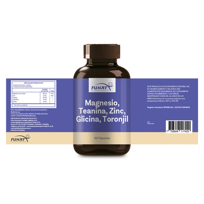 Citrato De Magnesio +Toronjil X60 Cap + 10% Off