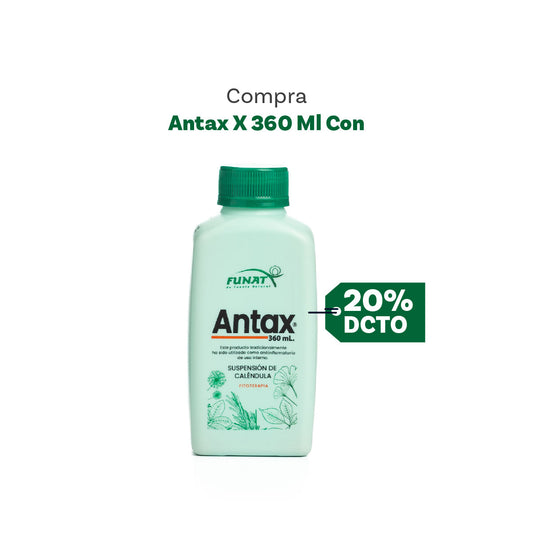 20% DE DESCUENTO EN ANTAX X 360ML