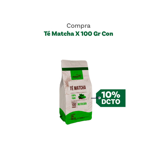 10% DE DESCUENTO EN TE MATCHA X 100GR