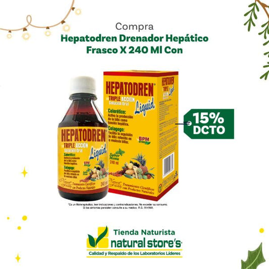 Hepatodren drenador hepatico frasco 240 ml