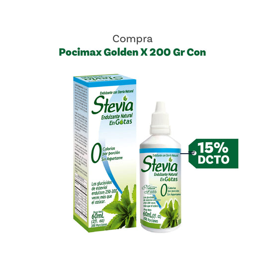 15% DE DESCUENTO EN STEVIA LIQUIDA ENDULZANTE NATURAL X 60ML