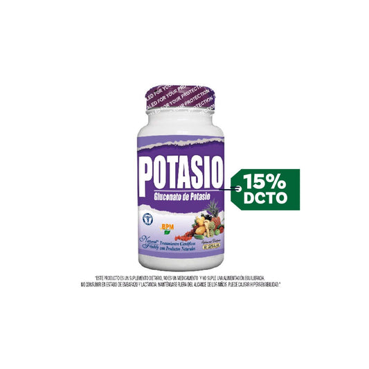 Potasio 60 cápsulas