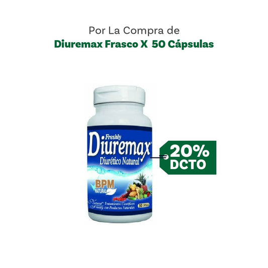 Diuremax fco x 50 capsulas con un 20% Off