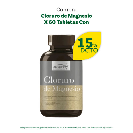 CLORURO MAGNESIO X 60 TABLETAS