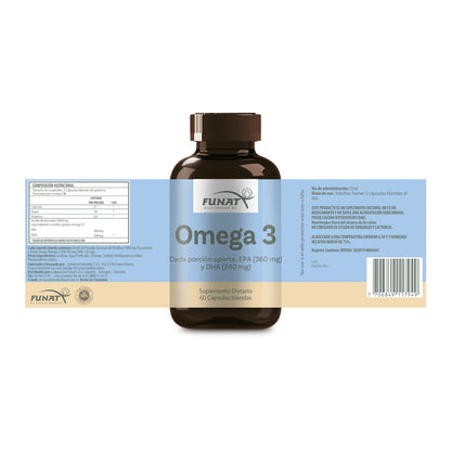 OMEGA 3 (DHA + EPA)POTE X 60CAPS