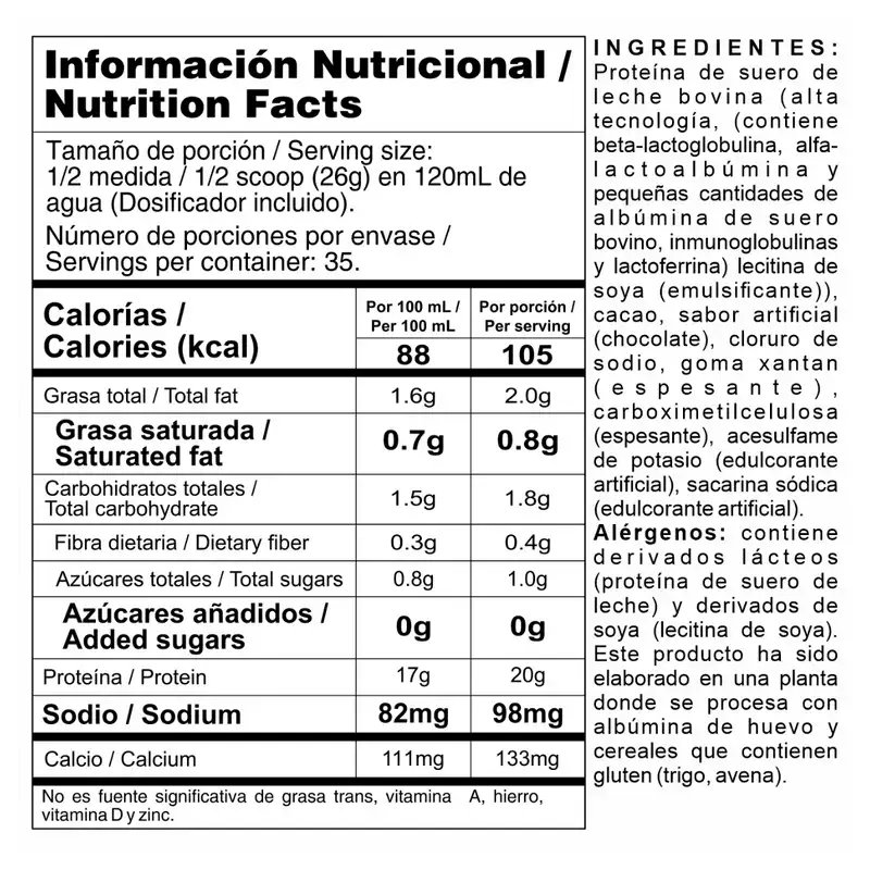 BIPRO UPN X 2LB CHOCOLATE