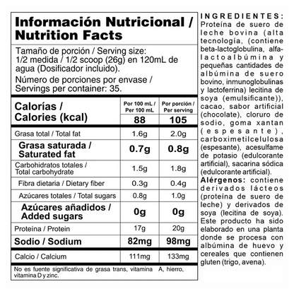 BIPRO UPN X 2LB CHOCOLATE