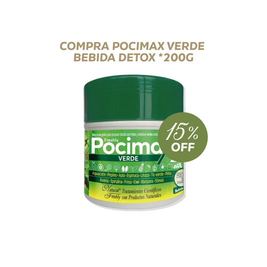 POCIMAX VERDE BEBIDA DETOX *200G - 15% Off