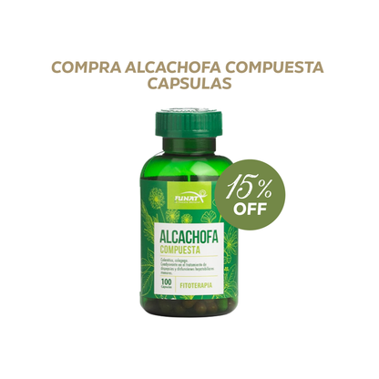 Alcachofa compuesta 100 cápsulas - 15% Off